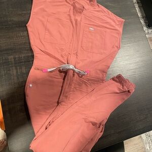 Figs Women's Coral Jumpsuit